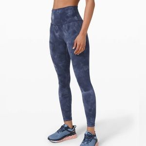 Lululemon Wunder Train/Under Diamond Dye Leggings, 25”